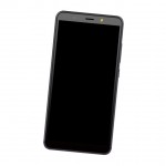 Camera Lens Glass with Frame for Tecno Pop 3 Black