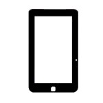 Touch Screen Digitizer For Zync Z909 Plus Black By - Maxbhi Com