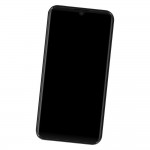 Camera Lens Glass with Frame for BLU G33 Black
