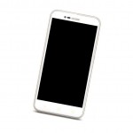 Middle Frame Ring Only For Vodafone Smart Prime 7 White By - Maxbhi Com