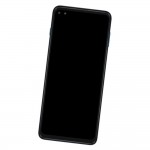 Camera Lens Glass with Frame for Motorola Moto G 5G Plus Black