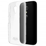 Transparent Back Case for Motorola Moto G Dual SIM - 2014