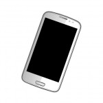 Middle Frame Ring Only for Ambrane A555 White