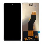 Lcd With Touch Screen For Tecno Spark 20 Black By - Maxbhi Com