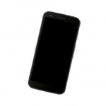 Camera Lens Glass with Frame for Cat S62 Pro Black