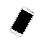 Middle Frame Ring Only for Samsung Galaxy S4 mini I9195I White
