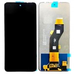 LCD with Touch Screen for Itel P55 4G Black