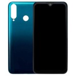 Back Panel Cover For Itel S15 Blue - Maxbhi Com