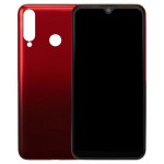 Back Panel Cover For Itel S15 Red - Maxbhi Com