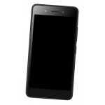 Lcd Frame Middle Chassis For Itel A16 Black By - Maxbhi Com