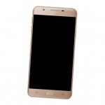 Camera Lens Glass with Frame for Samsung Galaxy On7 2016 Black