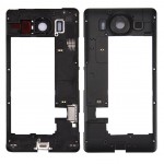 Middle Frame Ring Only For Microsoft Lumia 950 Dual Sim White By - Maxbhi Com