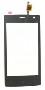 Touch Screen Digitizer For Intex Aqua A4 Black By - Maxbhi Com