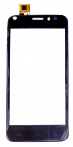 Touch Screen Digitizer For Intex Aqua Q1 Plus Black By - Maxbhi Com