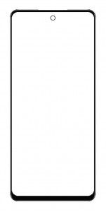 Replacement Front Glass For Itel S24 White By - Maxbhi Com