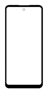 Replacement Front Glass For Sharp Aquos Wish5 Black By - Maxbhi Com