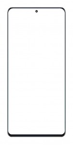 Replacement Front Glass For Wiko 5g Black By - Maxbhi Com