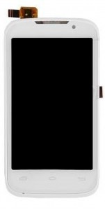 LCD with Touch Screen for Prestigio MultiPhone 3400 Duo - White