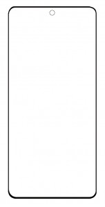 Replacement Front Glass For Realme Gt 7t Blue By - Maxbhi Com