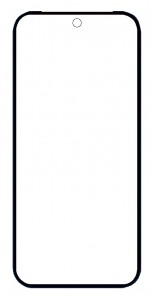 Replacement Front Glass For Google Pixel 10 Black By - Maxbhi Com