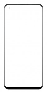 Replacement Front Glass For Realme Gt Neo 2t White By - Maxbhi Com