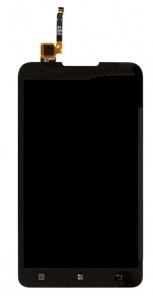 Lcd With Touch Screen For Lenovo A590 White By - Maxbhi Com