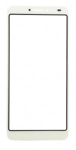 Replacement Front Glass For Alcatel 3v White By - Maxbhi Com