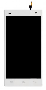 Lcd With Touch Screen For Lava Iris 504q Plus White By - Maxbhi.com