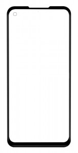 Replacement Front Glass For Oppo A72 Black By - Maxbhi Com