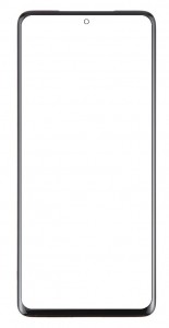 Replacement Front Glass For Motorola Edge 60 Pro Black By - Maxbhi Com