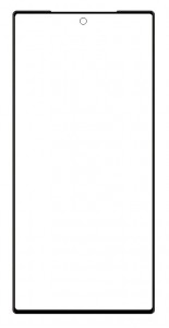 Replacement Front Glass For Sharp Aquos R10 White By - Maxbhi Com