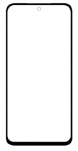 Replacement Front Glass For Xiaomi Redmi 15 5g Black By - Maxbhi Com