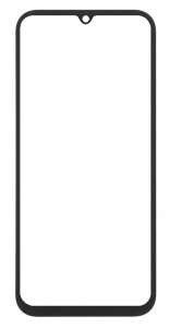 Replacement Front Glass For Xiaomi Redmi 15c 4g Black By - Maxbhi Com