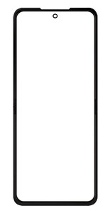 Replacement Front Glass For Motorola Razr Plus 2025 White By - Maxbhi Com