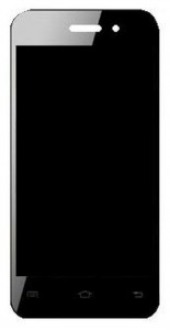Lcd With Touch Screen For Cloudfone Geo 402q Black By - Maxbhi Com