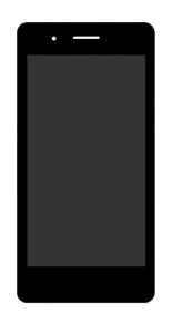 Lcd With Touch Screen For Qmobile Noir I6 White By - Maxbhi.com
