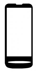 Replacement Front Glass For Karbonn K1212 Black By - Maxbhi.com