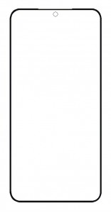 Replacement Front Glass For Samsung Galaxy S25 Black By - Maxbhi Com