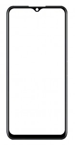 Replacement Front Glass For Vivo Iqoo U3 Black By - Maxbhi Com