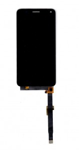 Lcd With Touch Screen For Panasonic P61 Black By - Maxbhi Com