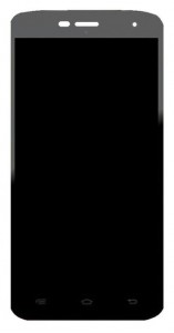 Lcd With Touch Screen For Mtech Turbo L5 Black By - Maxbhi Com