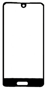 Touch Screen Digitizer For Sharp Aquos S2 Black By - Maxbhi Com
