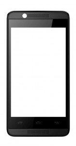 Replacement Front Glass For Intex Aqua 3g Pro Black By - Maxbhi.com