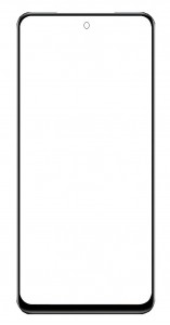 Replacement Front Glass For Xiaomi Poco M5s White By - Maxbhi Com