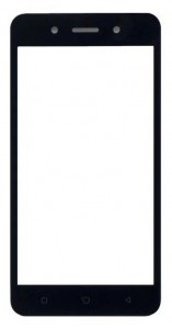 Replacement Front Glass For Itel A17 Blue By - Maxbhi Com