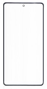 Replacement Front Glass For Motorola Edge 50 Pro Black By - Maxbhi Com