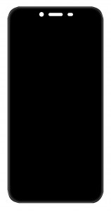 Lcd With Touch Screen For Energizer U506s Black By - Maxbhi Com