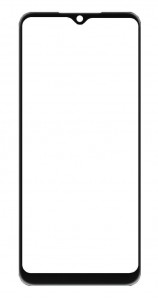 Replacement Front Glass For Tmobile Revvl V Plus 5g Black By - Maxbhi Com
