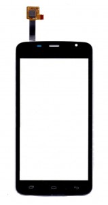Touch Screen Digitizer For Spice Mi504 Smart Flo Mettle 5x Black By - Maxbhi Com