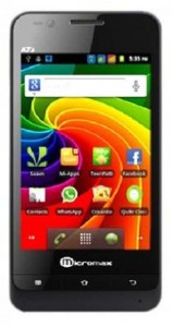 LCD with Touch Screen for Micromax A73 - Black
